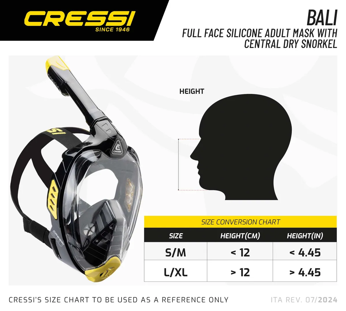 Cressi Bali, full face masks – view 5