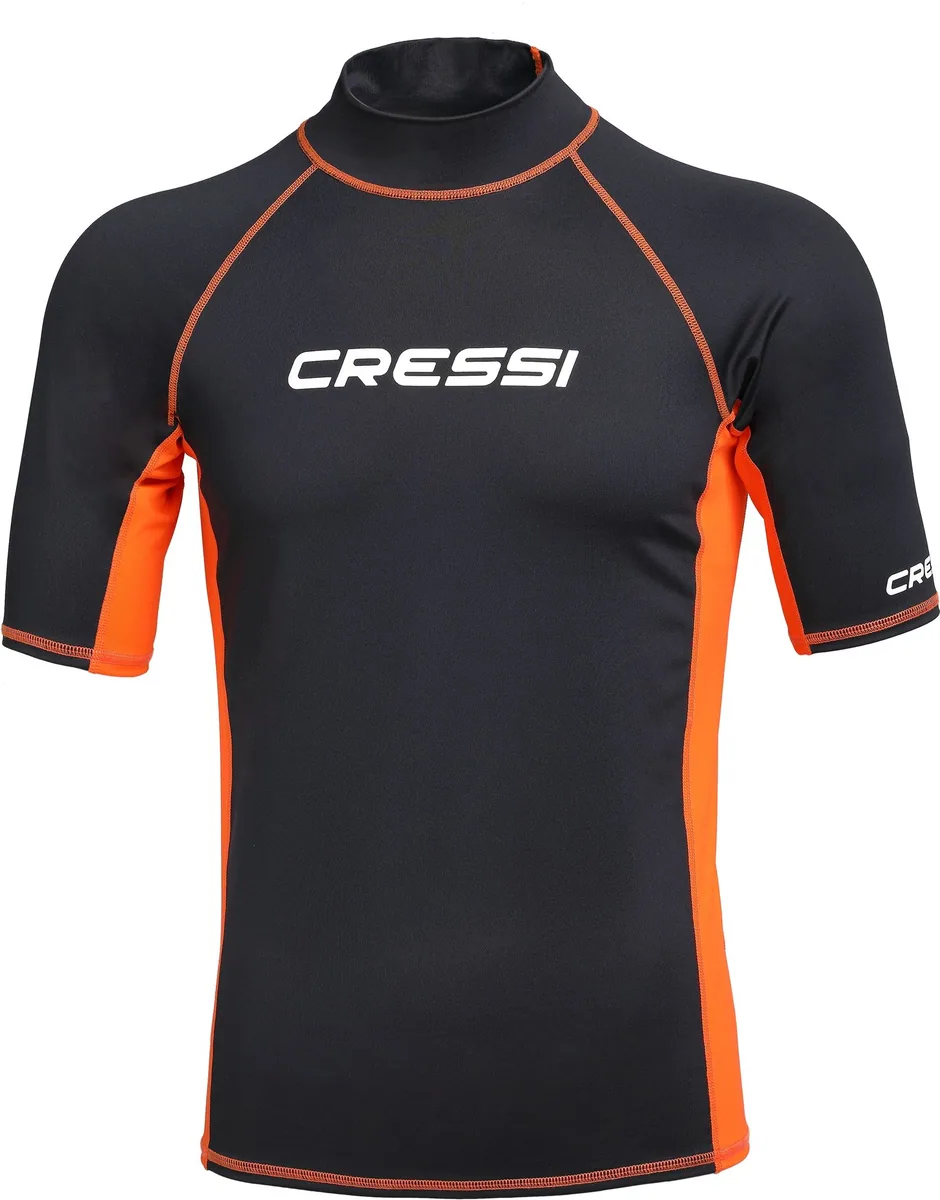 Cressi Rash Guard Short Sleeve Man, snorkels