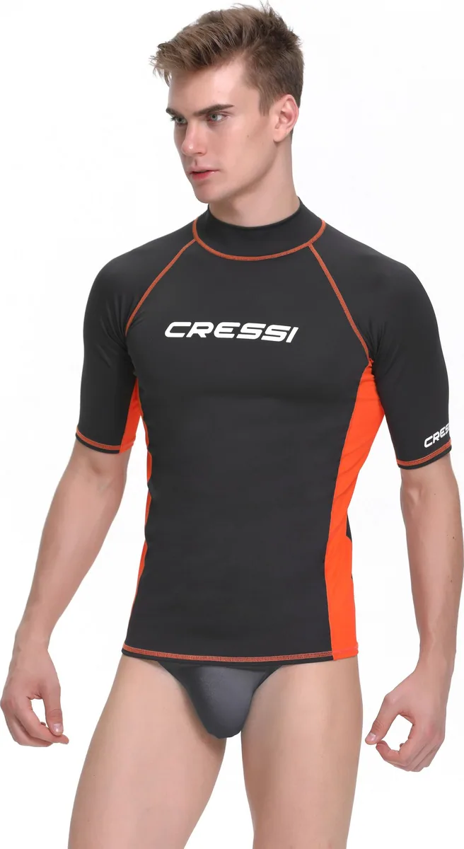 Cressi Rash Guard Short Sleeve Man, tubas – vue 2