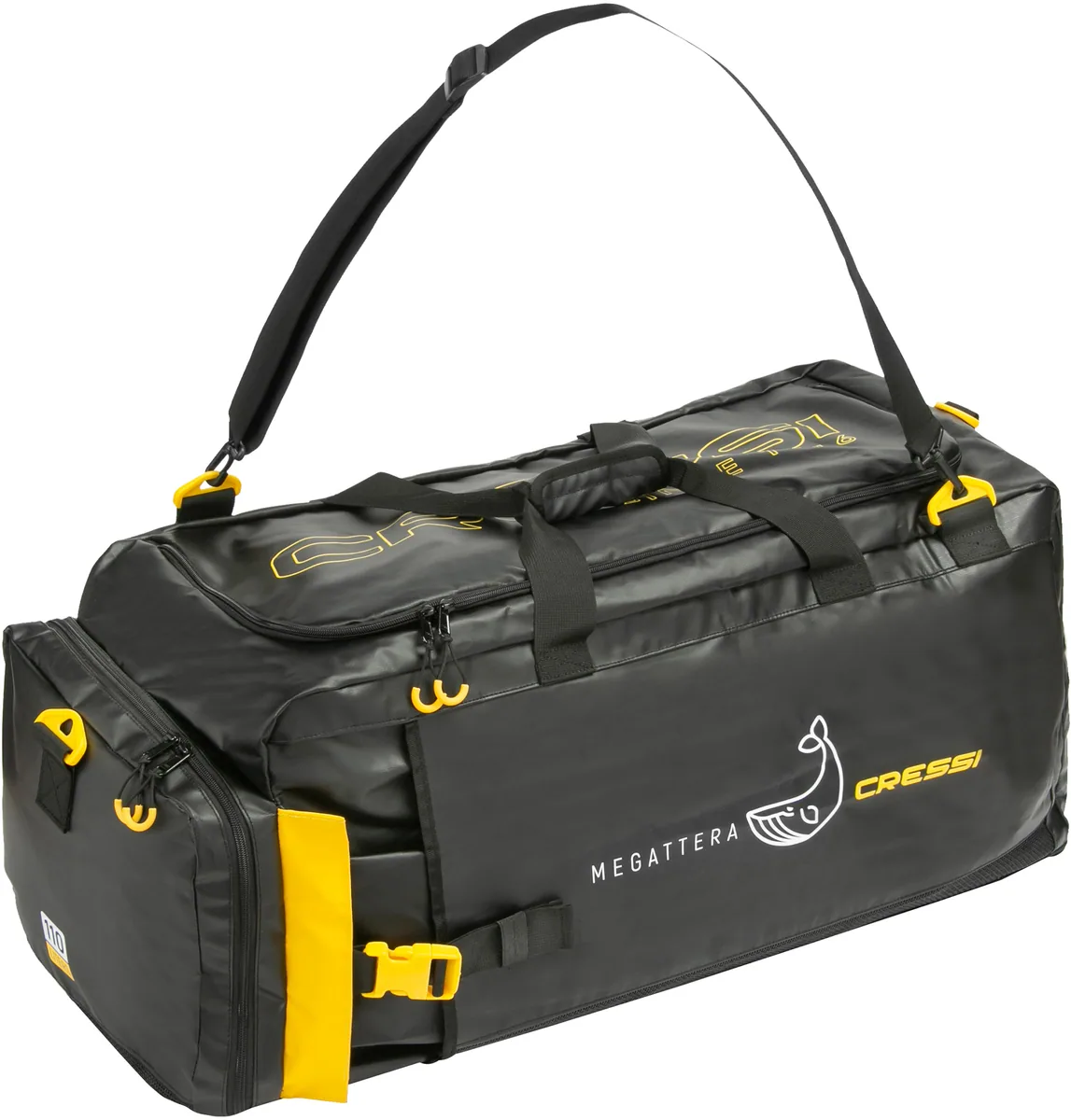 Cressi Megattera (black/yellow), Taschen & Transport