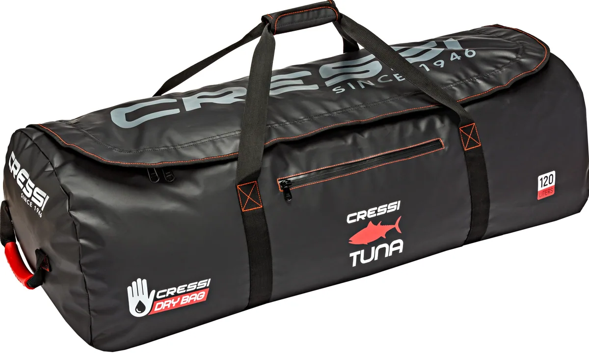 Cressi Tuna Dry Wheeled Bag (black/red), sacs & transport – vue 4