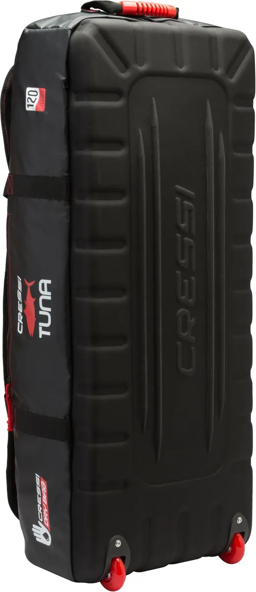 Cressi Tuna Dry Wheeled Bag (black/red), sacs & transport – vue 5