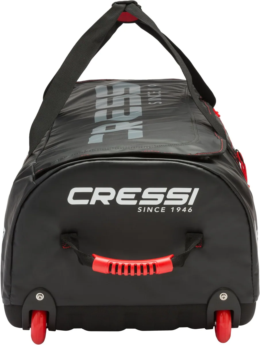 Cressi Tuna Dry Wheeled Bag (black/red), sacs & transport – vue 6