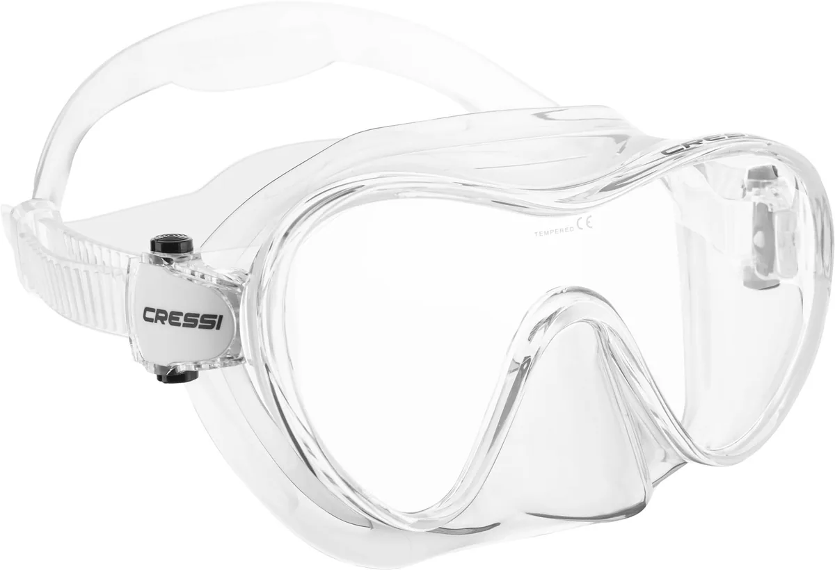Cressi F1 (clear/clear/black), Tauchmasken