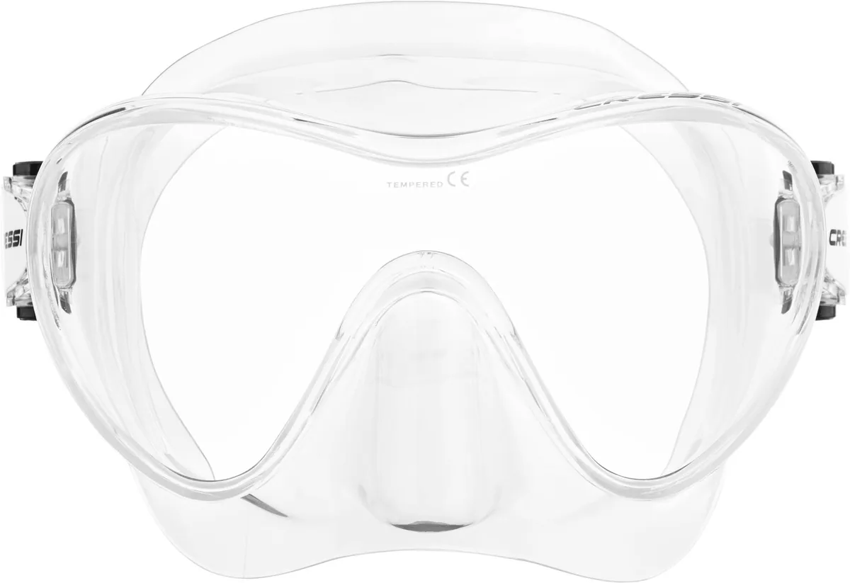 Cressi F1 (clear/clear/black), máscaras de buceo – vista 2