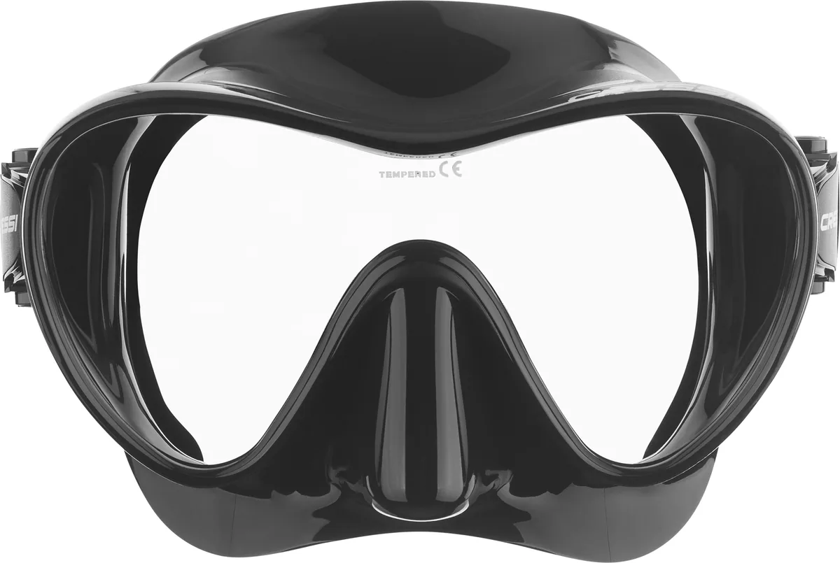 Cressi F1 (black), dive masks – view 2
