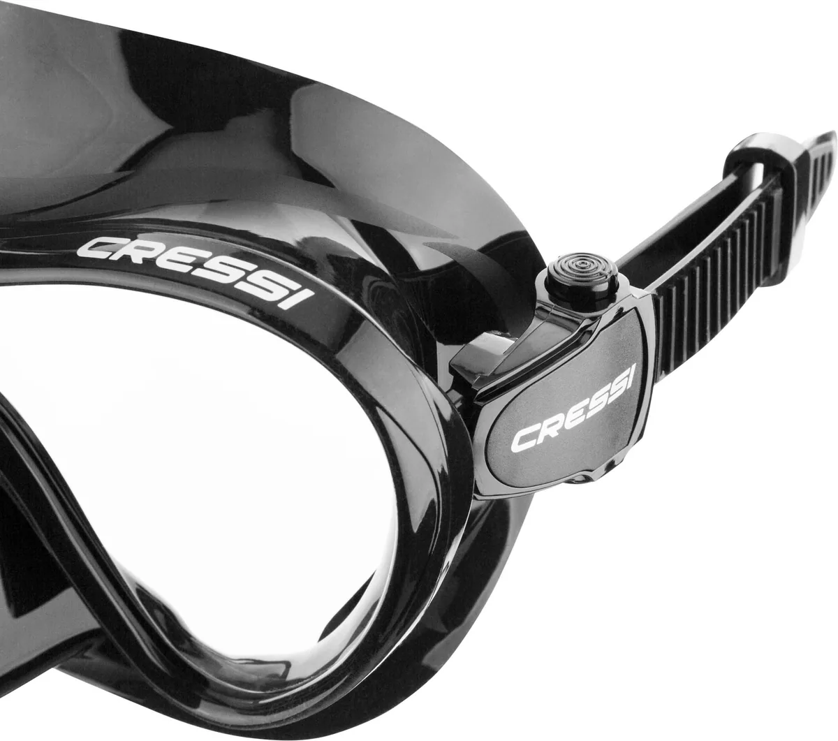 Cressi F1 (black), dive masks – view 4