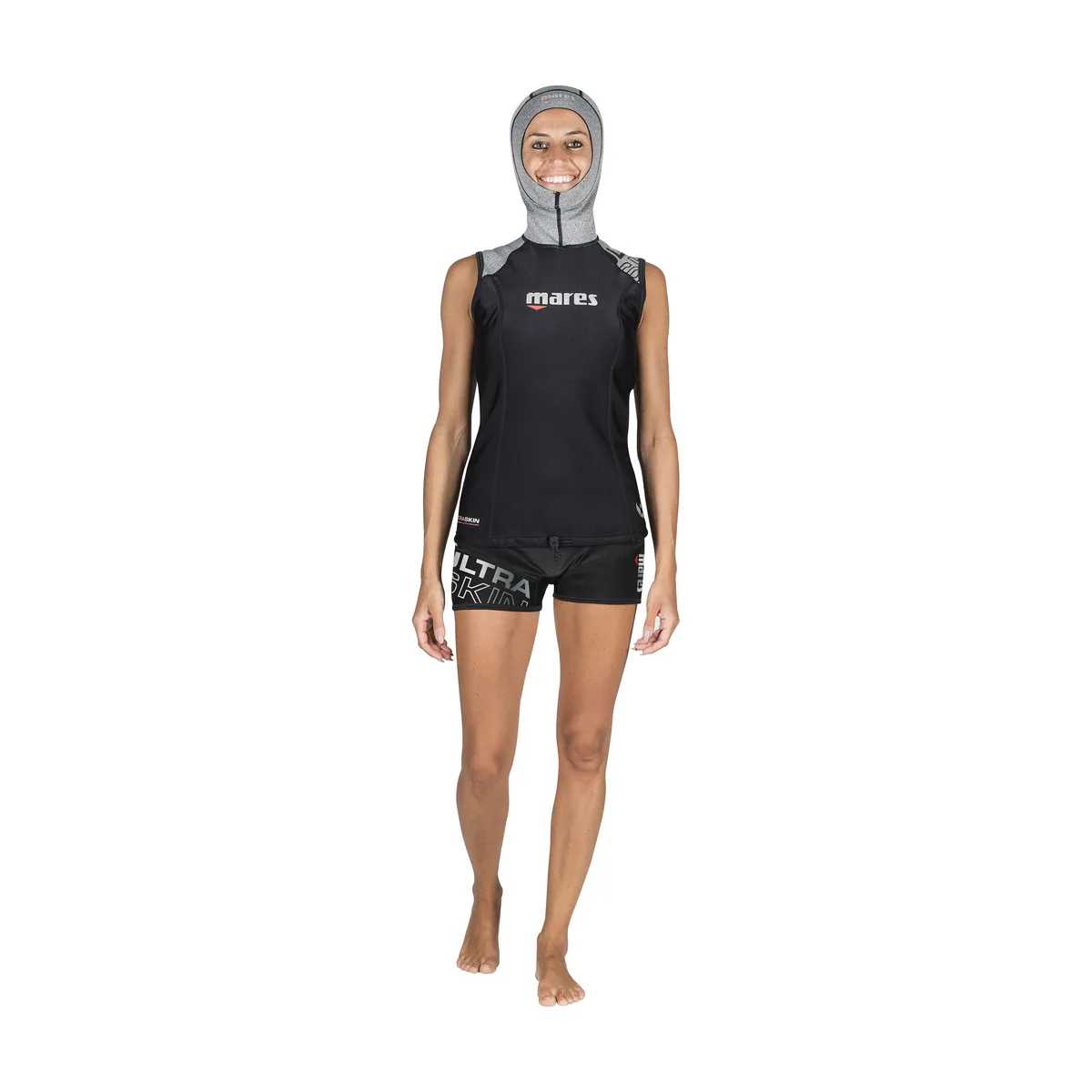 Mares ULTRASKIN Sleeveless mit Haube She Dives, Neoprenhauben
