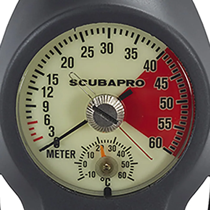 Scubapro Tiefenmesser Standard Analog (Kapsel), 60m, coltelli e taglierini – vista 3