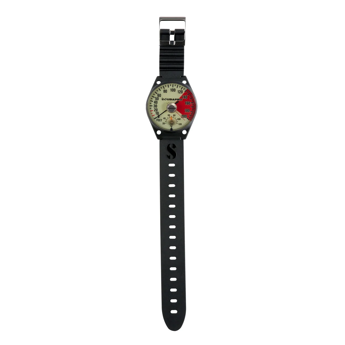 Scubapro Tiefenmesser Analog mit Armband, coltelli e taglierini – vista 2