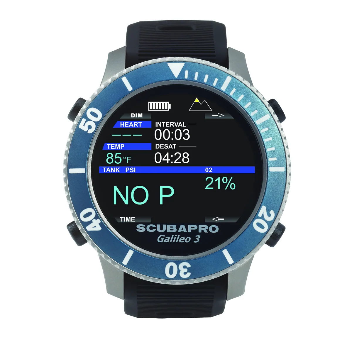 Scubapro Galileo 3 (G3) ohne Sender, Titan, Tauchcomputer