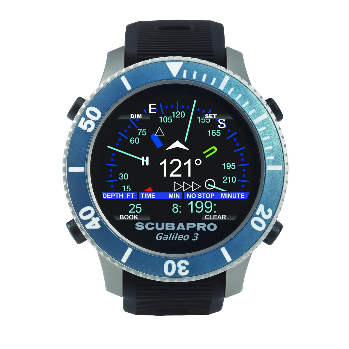 Scubapro Galileo 3 (G3) ohne Sender, Titan, computer subacquei – vista 2