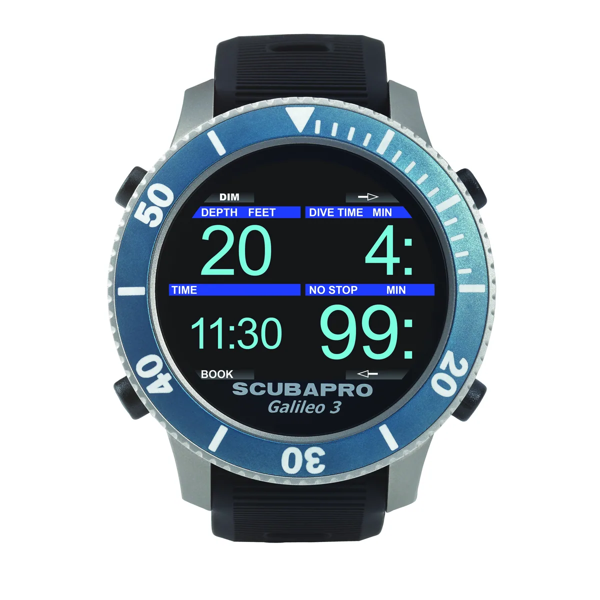 Scubapro Galileo 3 (G3) ohne Sender, Titan, computer subacquei – vista 3