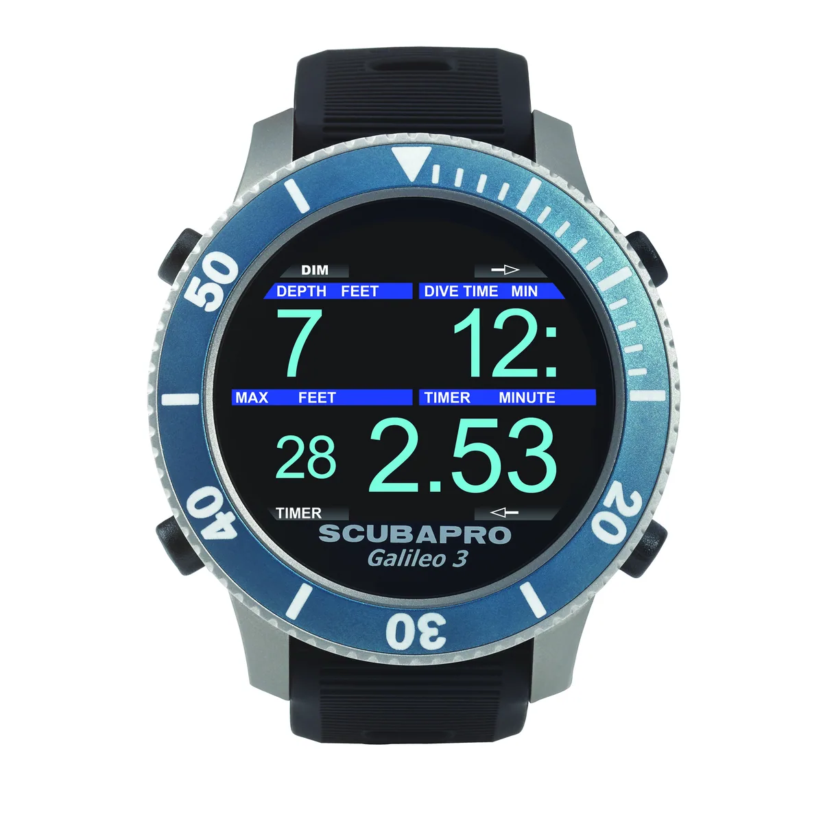 Scubapro Galileo 3 (G3) ohne Sender, Titan, computer subacquei – vista 5