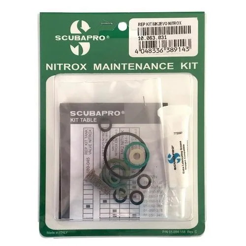 Scubapro Service-Kit 1. Stufe MK2 Evo, Nitrox 200bar, Erste Stufe