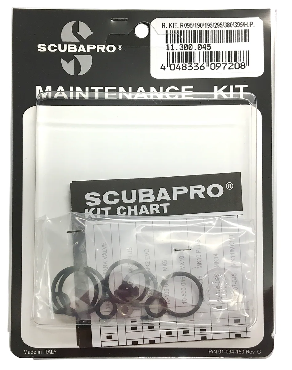 Scubapro Service-Kit R190/295/195/395/095/105, Ersatzteile und Zubehör