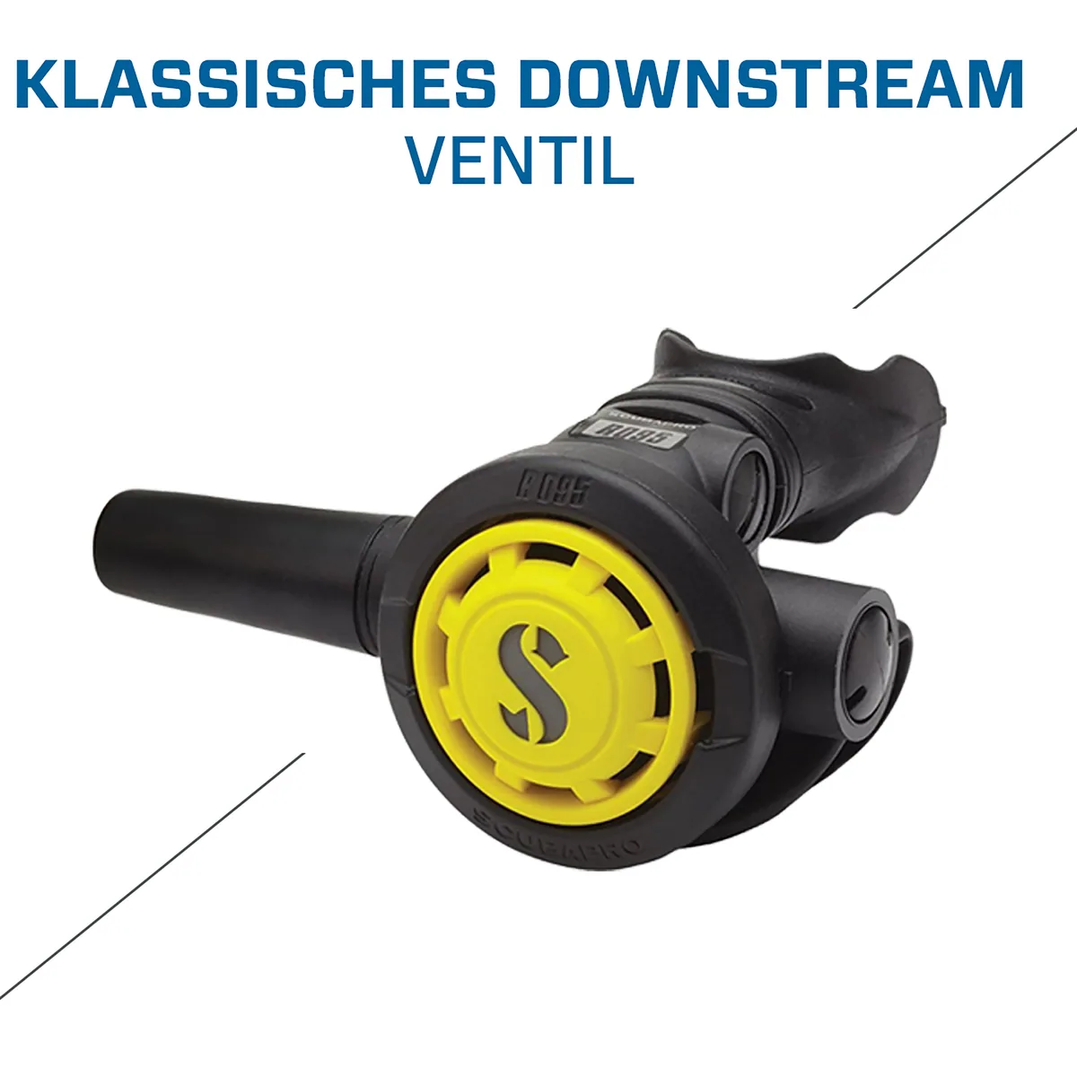 Scubapro R095 Octopus (Neu), octopus – vue 3