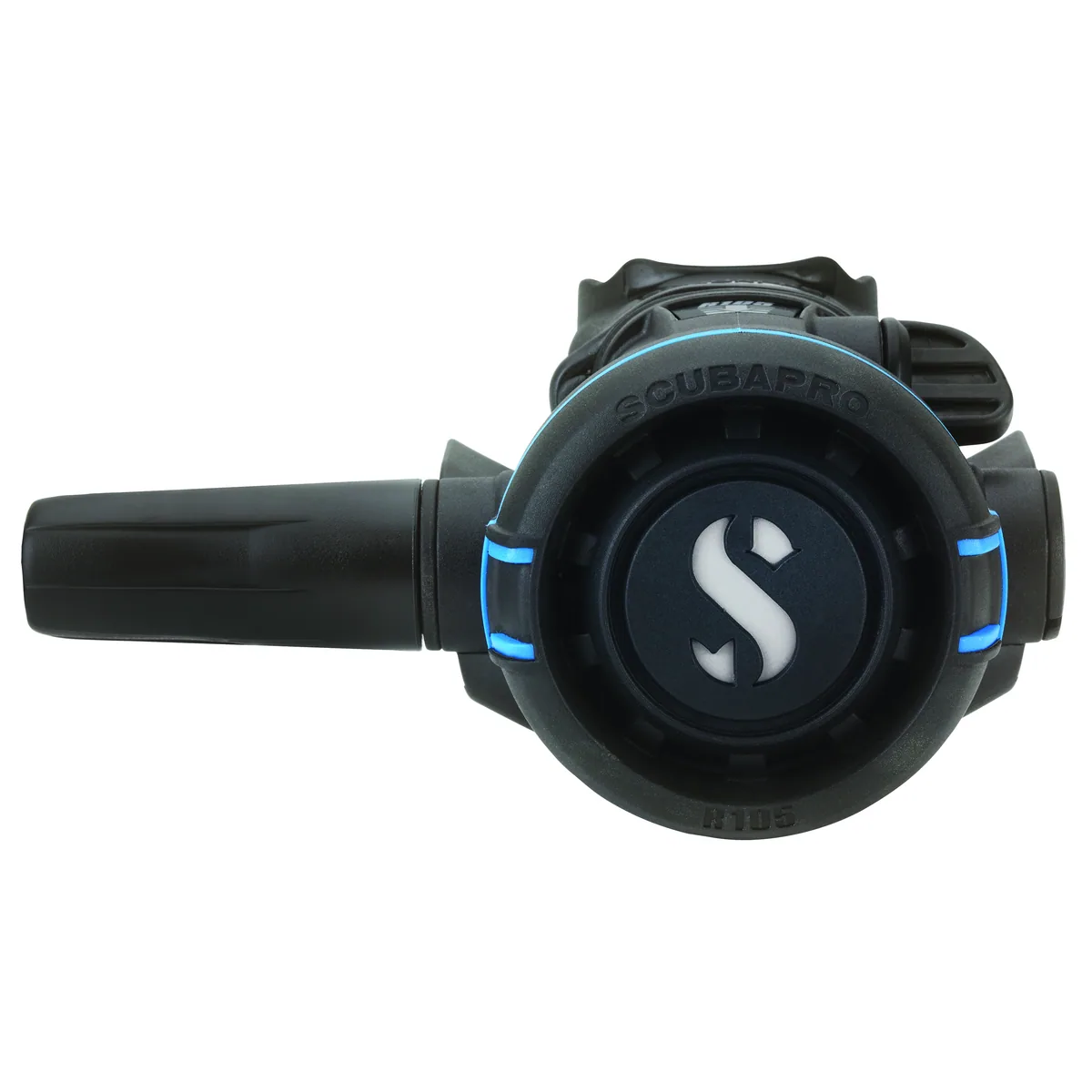 Scubapro R105 2. Stufe, Flaschenventile