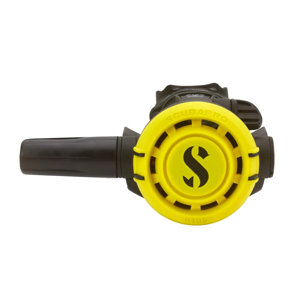 Scubapro R105 Octopus 2. Stufe, Flaschenventile