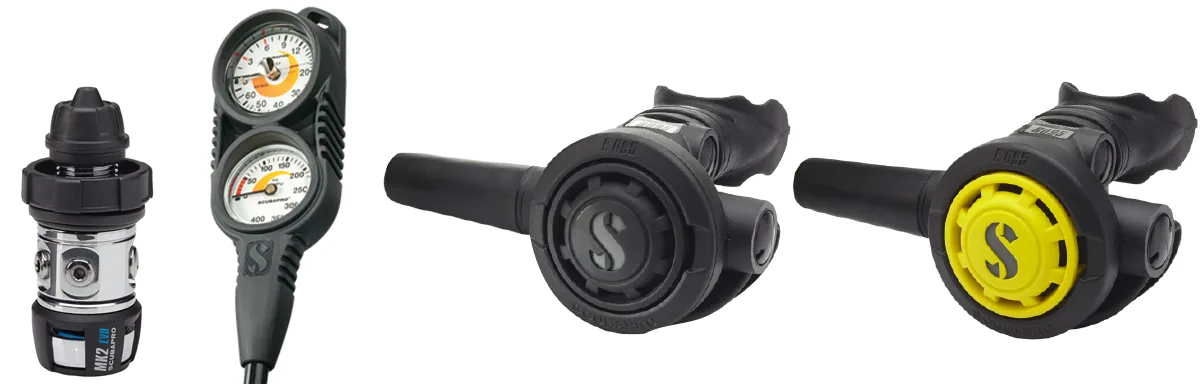 Scubapro MK2 Evo / R095 / R095 Octopus / Kompaktkonsole, Oktopus