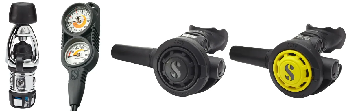 Scubapro MK2 Evo / R095 / R095 Octopus / Kompaktkonsole