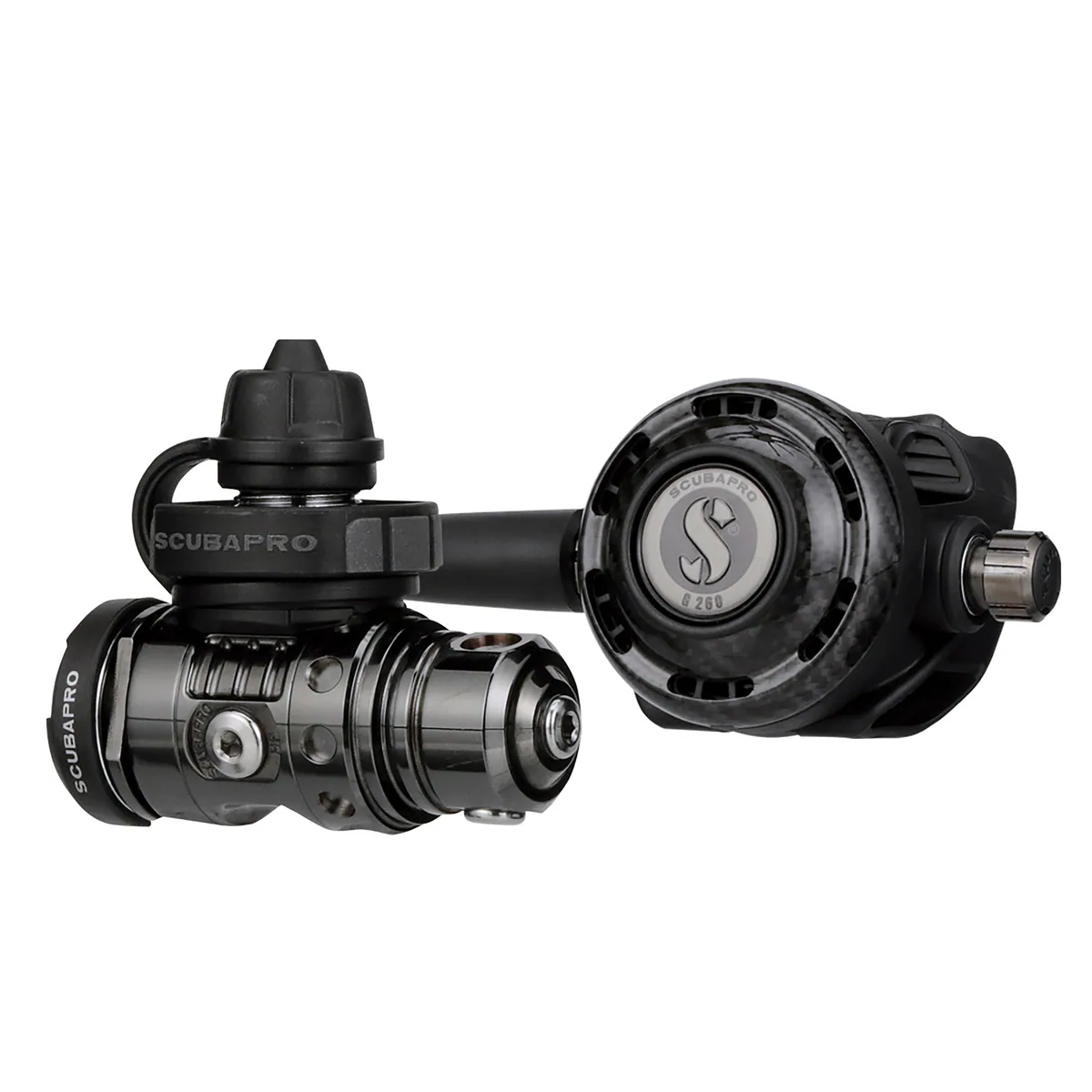 Scubapro MK19 Evo Black Tech / G260 Carbon Black Tech