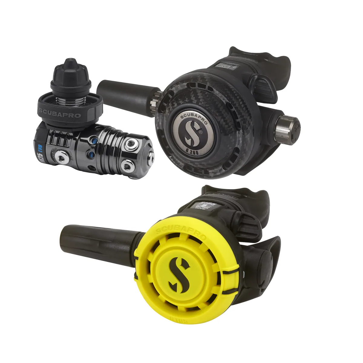 Scubapro MK25 Evo Black Tech / G260 Carbon