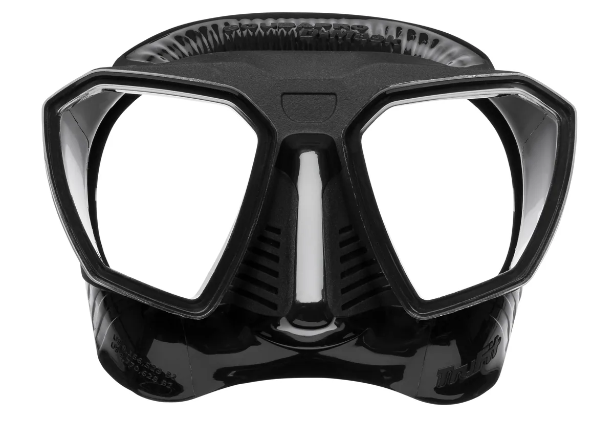 Scubapro Maskenkörper D-Maske, Wide, Schwarz, Tauchmasken