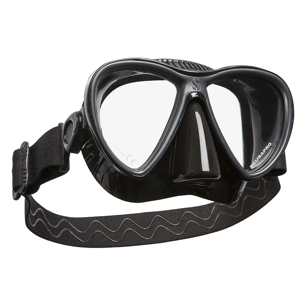 Scubapro Synergy Twin - Full Black, Tauchmasken