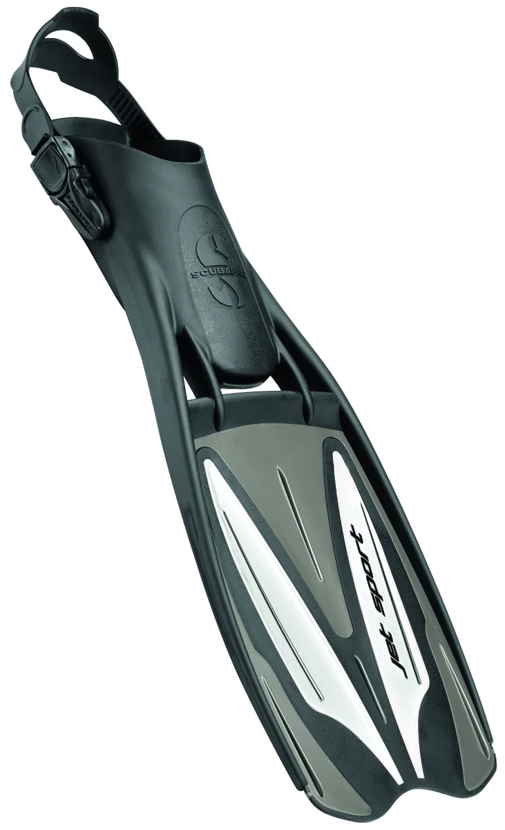Scubapro Jet Sport Schwarz-Weiß, Geräteflossen