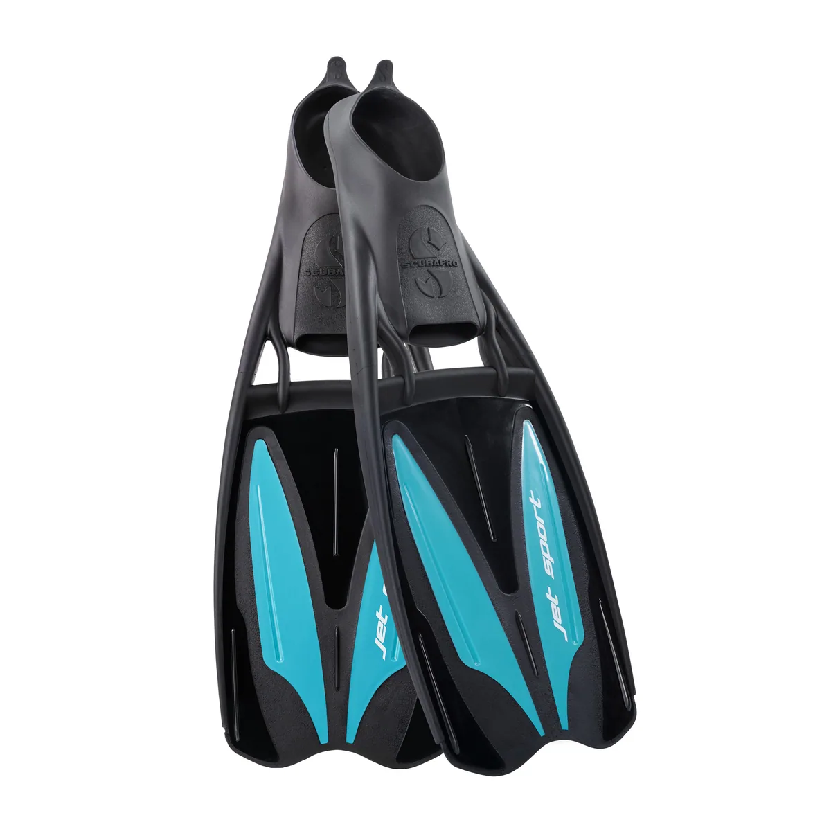 Scubapro Jet Sport Full Foot Türkis, Fußteilflossen