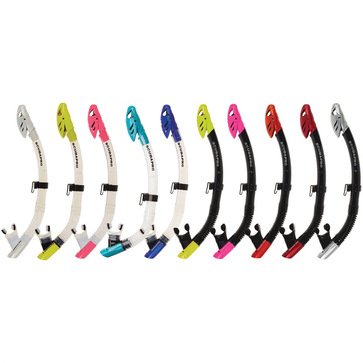 Scubapro Spectra Dry Schnorchel, Flaschenventile