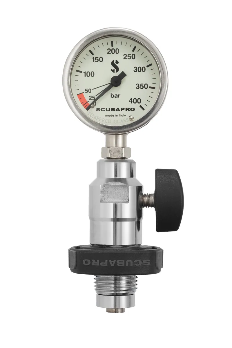 Scubapro Flaschenprüfmanometer - Din, Tauchermesser & Cutter