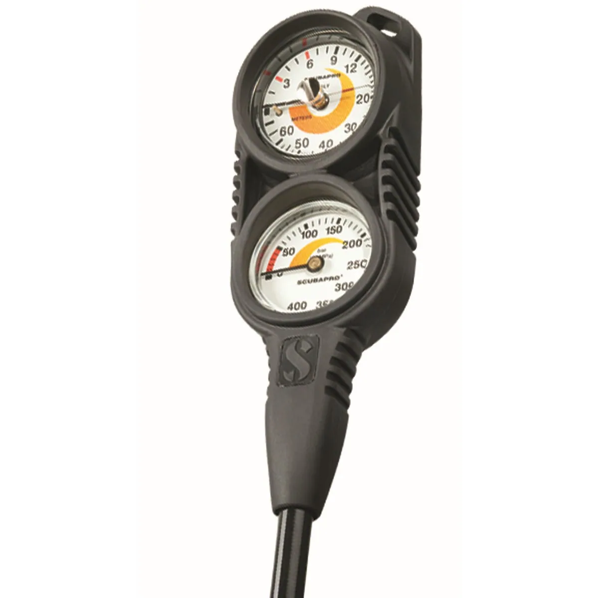 Scubapro 2er Kompaktkonsole Bar/Meter, Manometer & Finimeter