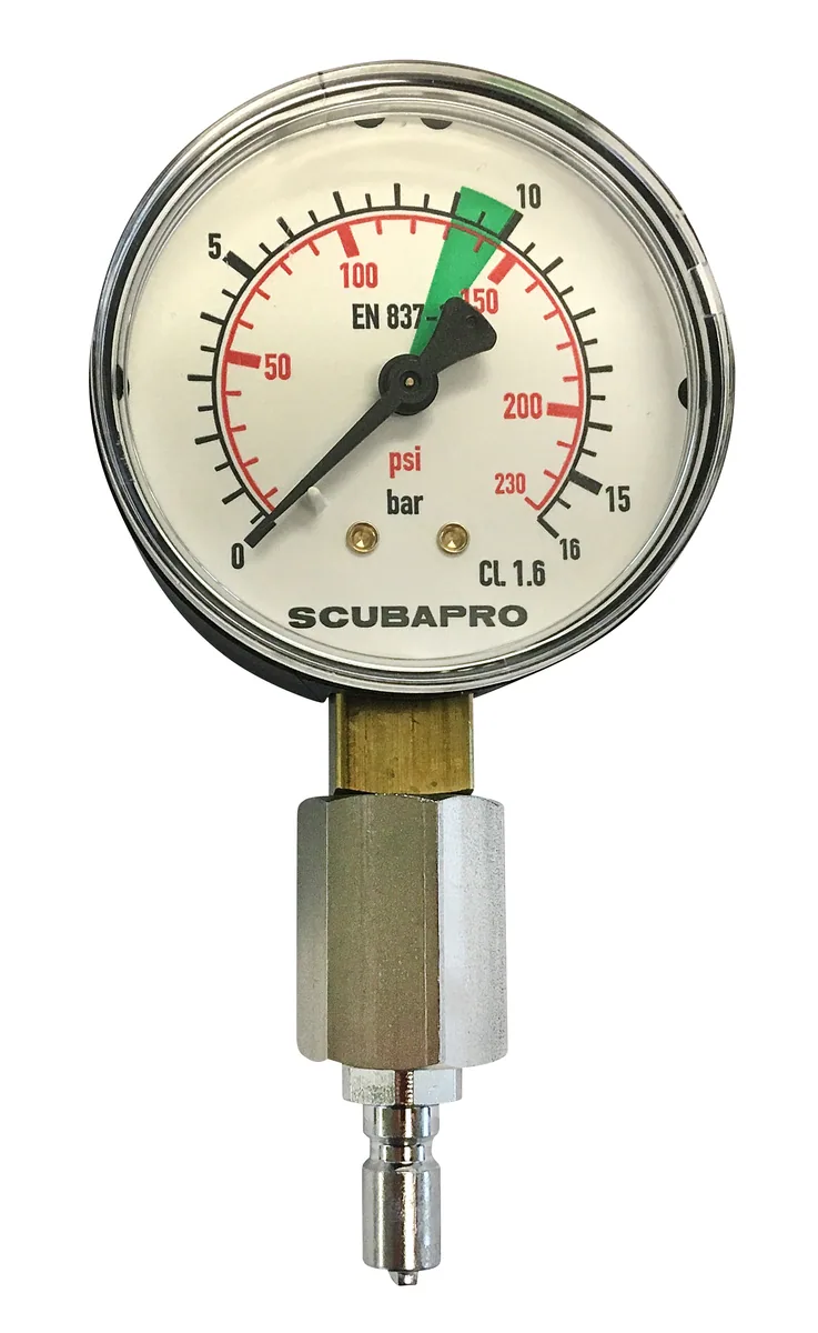 Scubapro Prüf-Manometer (16 Bar), Manometer & Finimeter