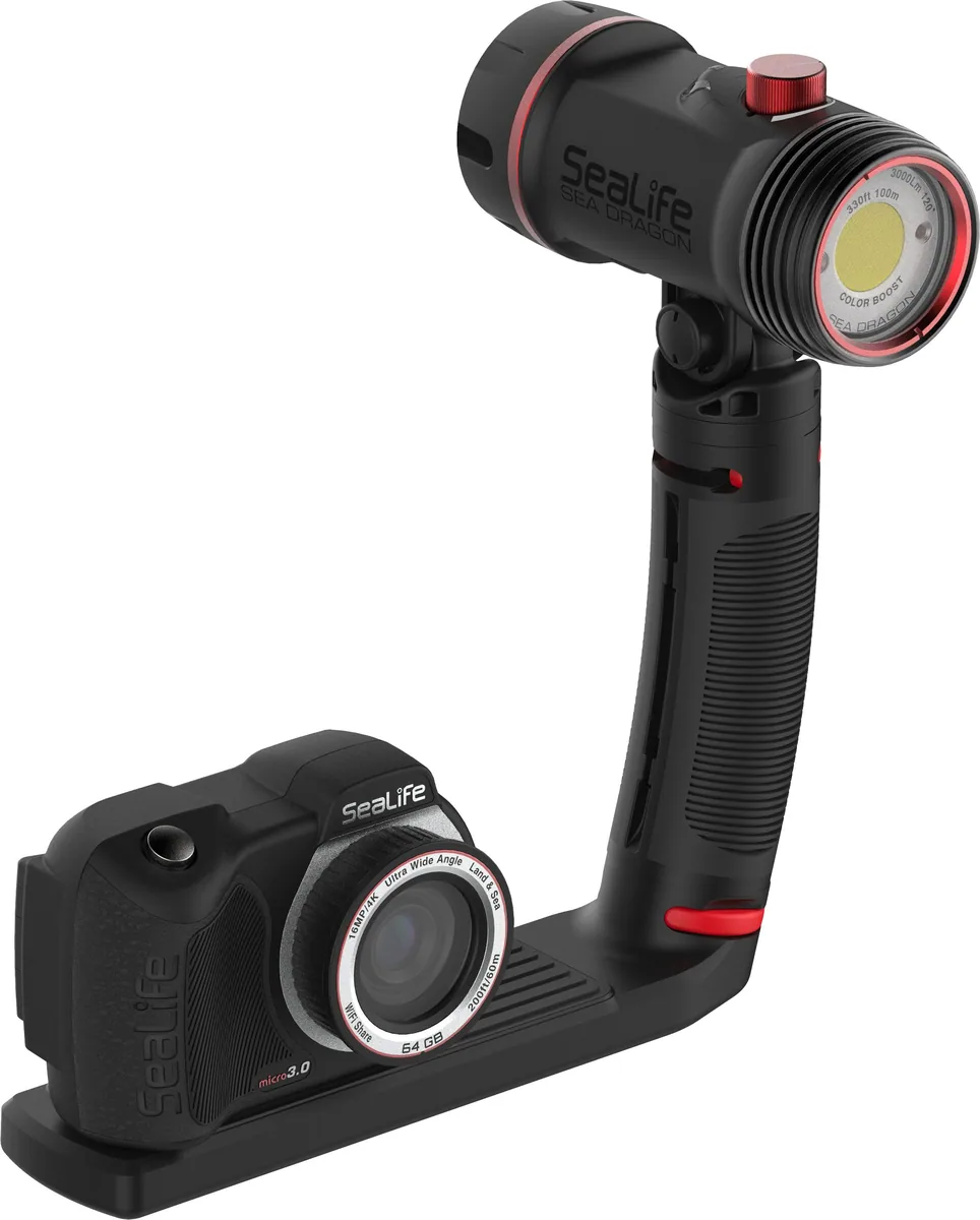 Scubapro Micro 3.0 Pro 3000 Color Boost Set, Tauchlampen