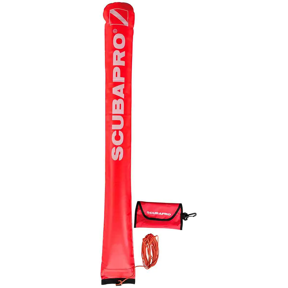 Scubapro Signalboje 130cm Orange + Tasche, Signalmittel & Tauchbojen