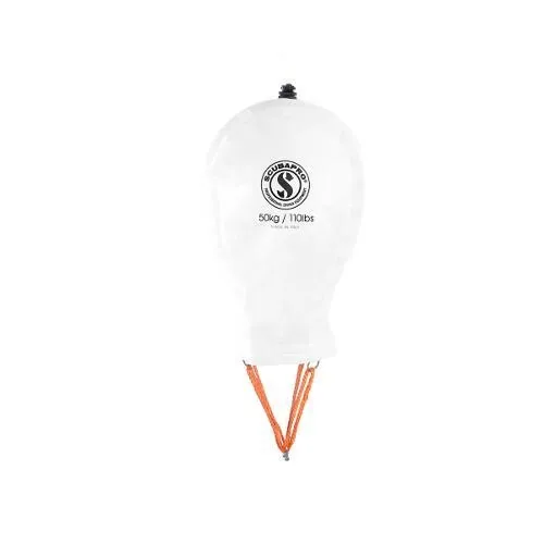 Scubapro Hebesack 50 kg, Flaschenventile