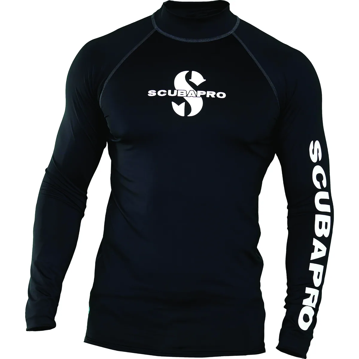 Scubapro UPF 50 Rashguard Langarm, Schwarz, Herren, Nassanzug