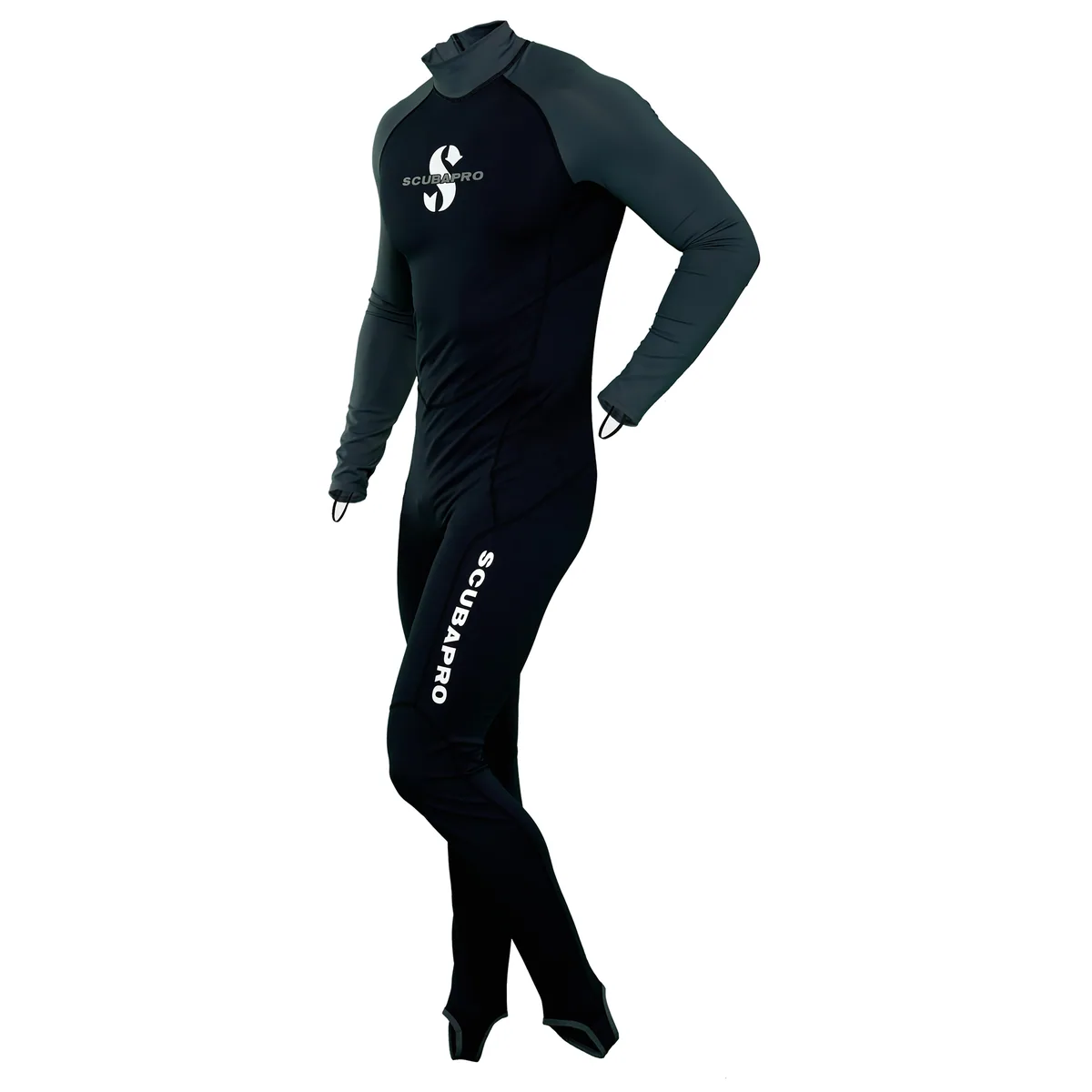Scubapro UPF50 Graphit Steamer Herren, rashguards & uv protection